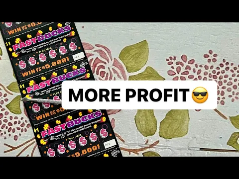 Download MP3 Another profit session this time with Florida Lottery $1 fast bucks scratch off tickets ￼