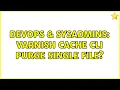 DevOps SysAdmins Varnish Cache CLI Purge Single File