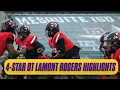 Elite OT Lamont Rogers vs Arlington leads Mesquite Horn to win LSU Football Recruiting