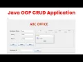 Java OOP CRUD Application