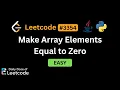 LeetCode Daily 3354 Make Array Elements Equal to Zero Easy Solution Walkthrough