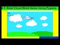 5 Add Sound Effects Add Background Music Blast Cloud Word Game Using Python Pygame