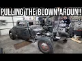 Pulling The Ardun From 33 Ford Coupe To Put It Right Back IN