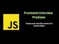 Create your Flat version of a nested object Solving Frontend interview problems