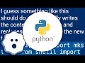 Search and replace a line in a file in Python