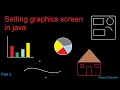 Setting screen for drawing in java swing Graphics in java Razsoft education part 2