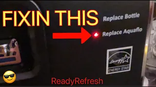 HOW TO Replace a ReadyRefresh AQUAFLO CARTRIDGE - Resetting the Replace AquaFlo Light