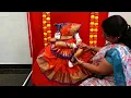 New Two step saree draping for varamahalakshmi Without using Stand varamahalaxmi saree draping 2
