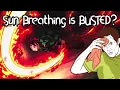 Sun Breathing in Ranked is BUSTED Super Fun Breathing Wisteria