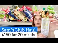 SAMS CLUB GROCERY HAUL MEAL PLAN FOR MY FAMILY OF 6 SAVING MONEY ON GROCERIES 2024