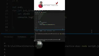 Alphabet Triangle Pattern in JavaScript Nested Loops ASCII Trick