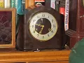 Smiths Enfield Aberdeen striking clock in bakelite case