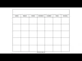 Free Printable Blank Calendar Template - VL Calendar