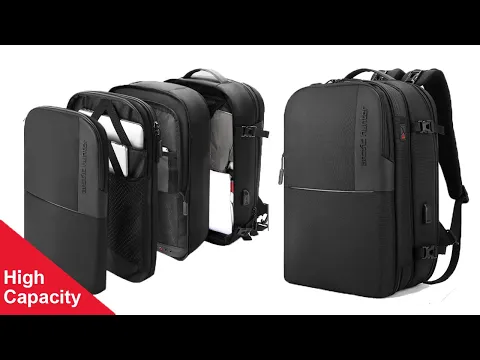 Walkent Antitheft Waterproof Wick 17 inch Laptop Bag 47L 3 bags in 1 Makes 2 bags