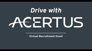Drive With ACERTUS Virtual Recruitment Event
