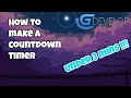 How To Make A Countdown Timer in Gdevelop5