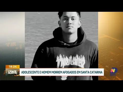 Adolescente de 13 anos e jovem de 18 morrem afogados em Santa Catarina