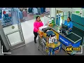 Woman Tries Leaving Walmart With a Full Cart Like It s Normal