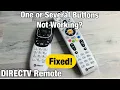 DIRECTV Remote Not Working One Button Some Buttons or All Buttons Don t Work Try This First