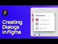 How to Design Dialog Components in Fimga Material Design Component Dialog Tutorial