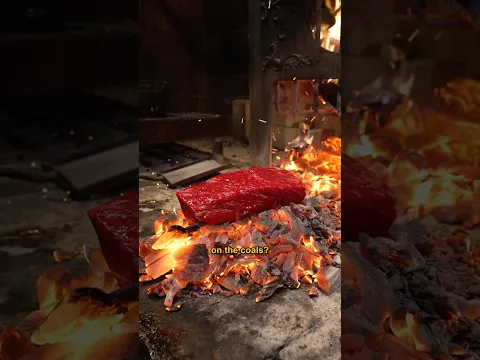 Coal Fire Steak🥩 with a Michelin-starred Chef⭐️