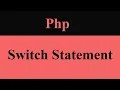switch statement in php