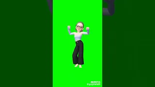 كروما بنت ترقص للمونتاج كروما Greenscreen شاشة خضراء كرتون يرقص صور متحكة Shorts 