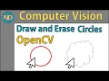 Computer Vision - OpenCV Draw and Delete Circles using MouseCallbacks