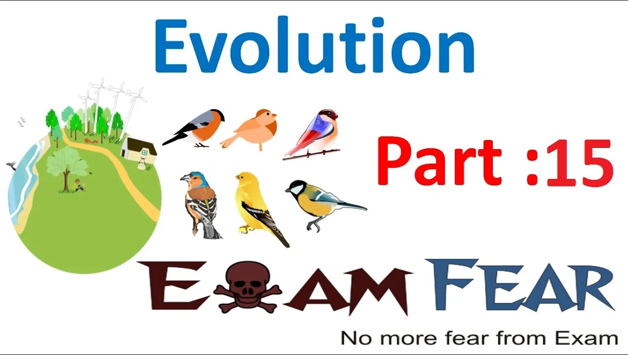 Biology Evolution part 15 (Hardy Weinberg Principle & Algabraic Equations) class 12 XII