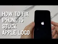How to Fix iPhone 15 Stuck on Apple Logo 5 Ways to Get Out Of the Apple Logo Screen