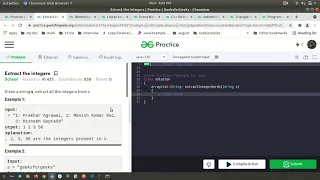 Extract all integers from the given string in Java