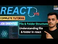 File Folder Structure in React JS React JS Tutorial in Hindi React JS Course in Hindi