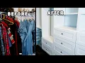 DIY Custom Master Closet upgrade Modular Closet System