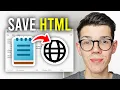 How To Save HTML File In Notepad - Full Guide