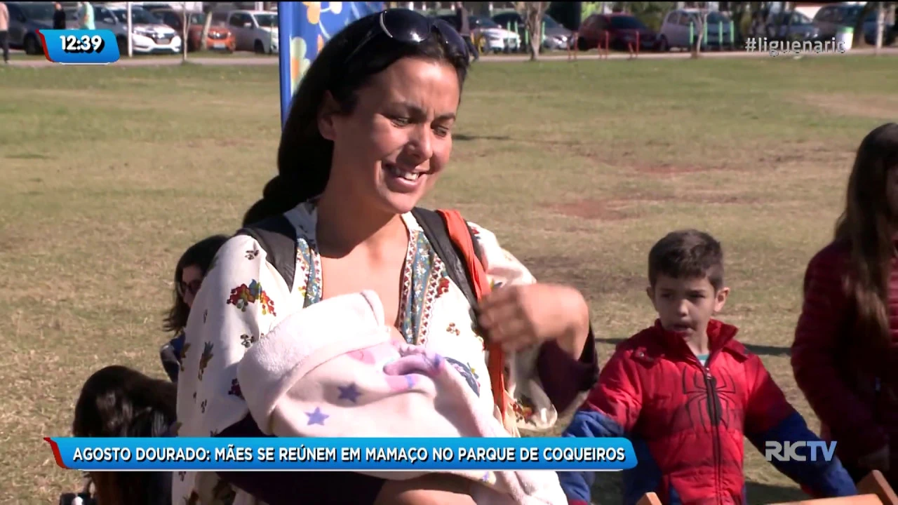 'Mamaço' marca início da campanha de amamentação do Agosto Dourado