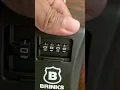 How to change the pin on a Brinks lockbox