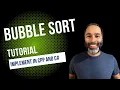 Bubble Sort Coding Tutorials by Umar Khan