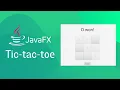 JavaFX and Scene Builder - Tic-Tac-toe Game