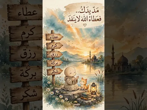 مد يدك.. فعطاء الله لا ينفد ♡