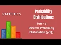 Probability Distributions - Discrete Probability Distribution
