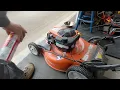 fixing a lawn mower with bad gas