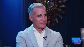 Former LA Mayor Eric Garcetti when Ben Gleib's Dad Died