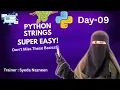 Python for Beginners Day 09 Python Strings Made Super Easy CodewithNazneen-011
