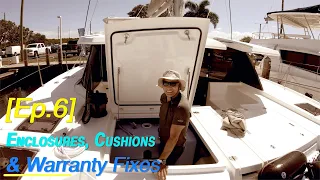 Getting Our Cat Ready – Installing Enclosures, Outdoor Cushions & Warranty Fixes [Ep.6]