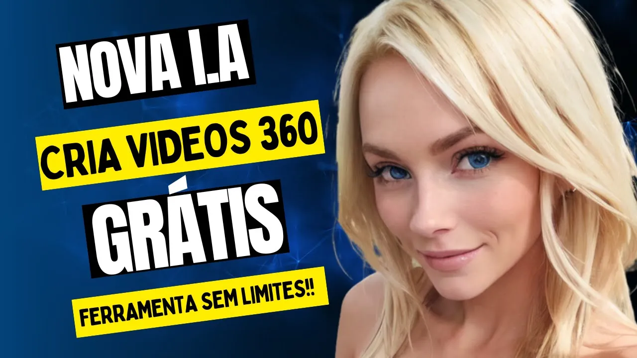 NOVA INTELIGÊNCIA ARTIFICIAL CRIA VIDEOS 360 COM RECURSOS 3D DIGITANDO POUCAS PALAVRAS