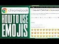 How To Use Emojis On A Chromebook Full Guide