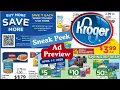 MEGA SALE Kroger SNEAK PEEK Ad for - Beauty Event Nutrition Event MORE