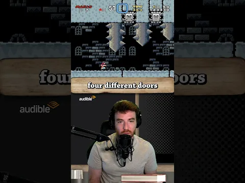 playing every Mario platformer, but if I'm bad at 2D platformers I swap games #ad @audible