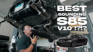 Best BMW M6 Exhaust V10 E63 M car gets FMU custom system with insane results