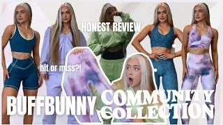 BUFFBUNNY COMMUNITY COLLECTION Try On Haul In Depth HONEST Review Discount Code 2025 Activewear  BUFFBUNNY COMMUNITY COLLECTION Try On Haul In Depth HONEST Review Discount Code 2025 Activewear
